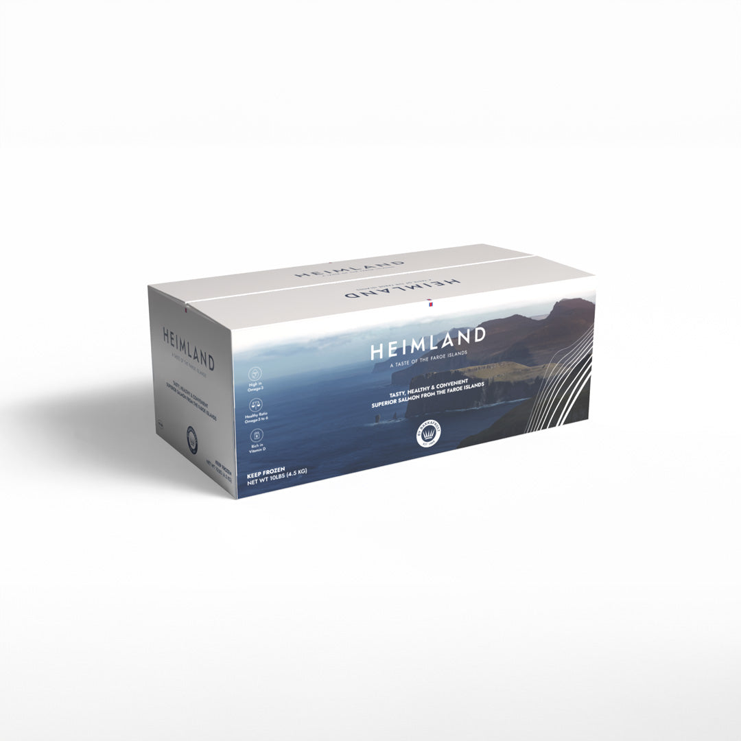 Frozen salmon portions box (4,5kg)