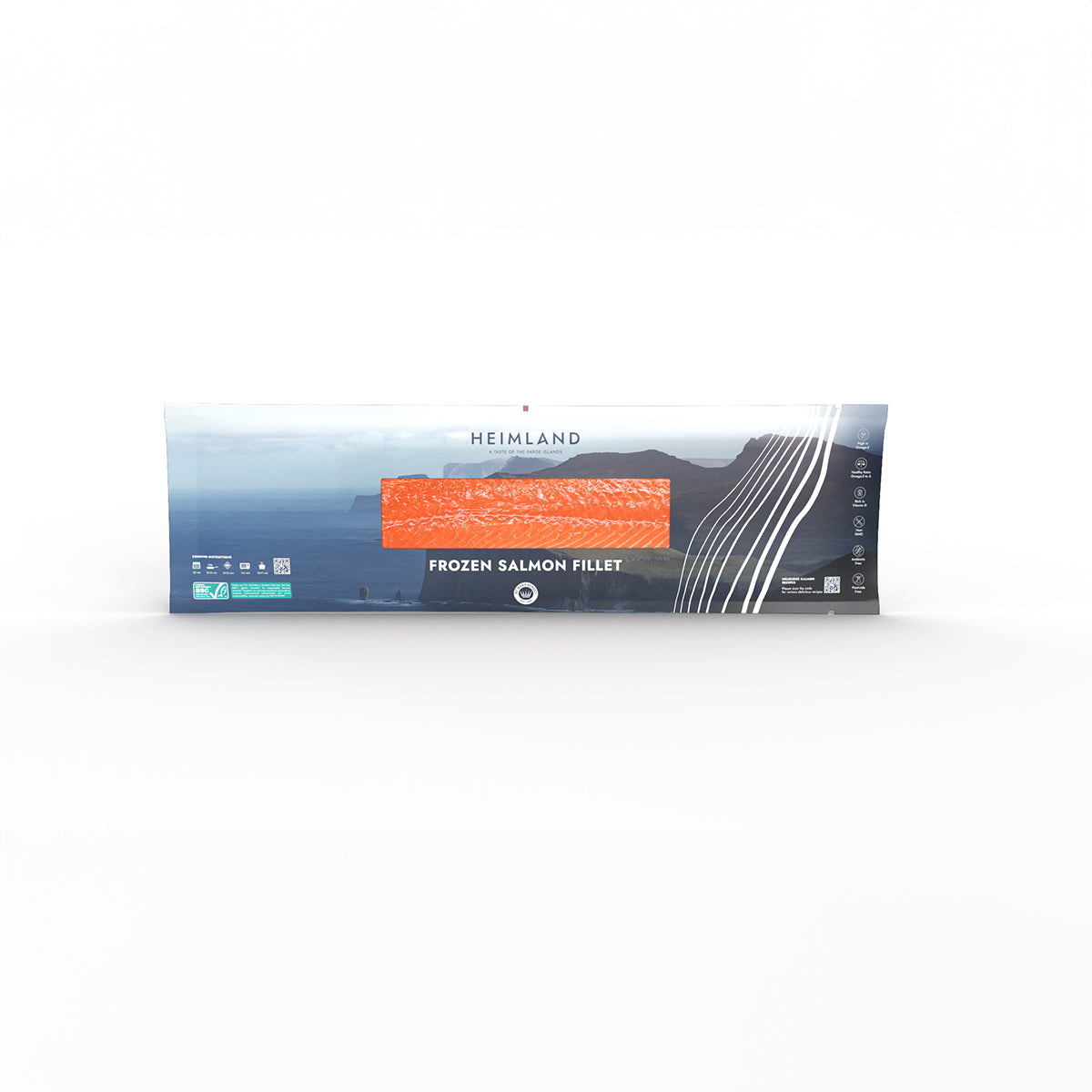 Frozen salmon fillet (Trim E)