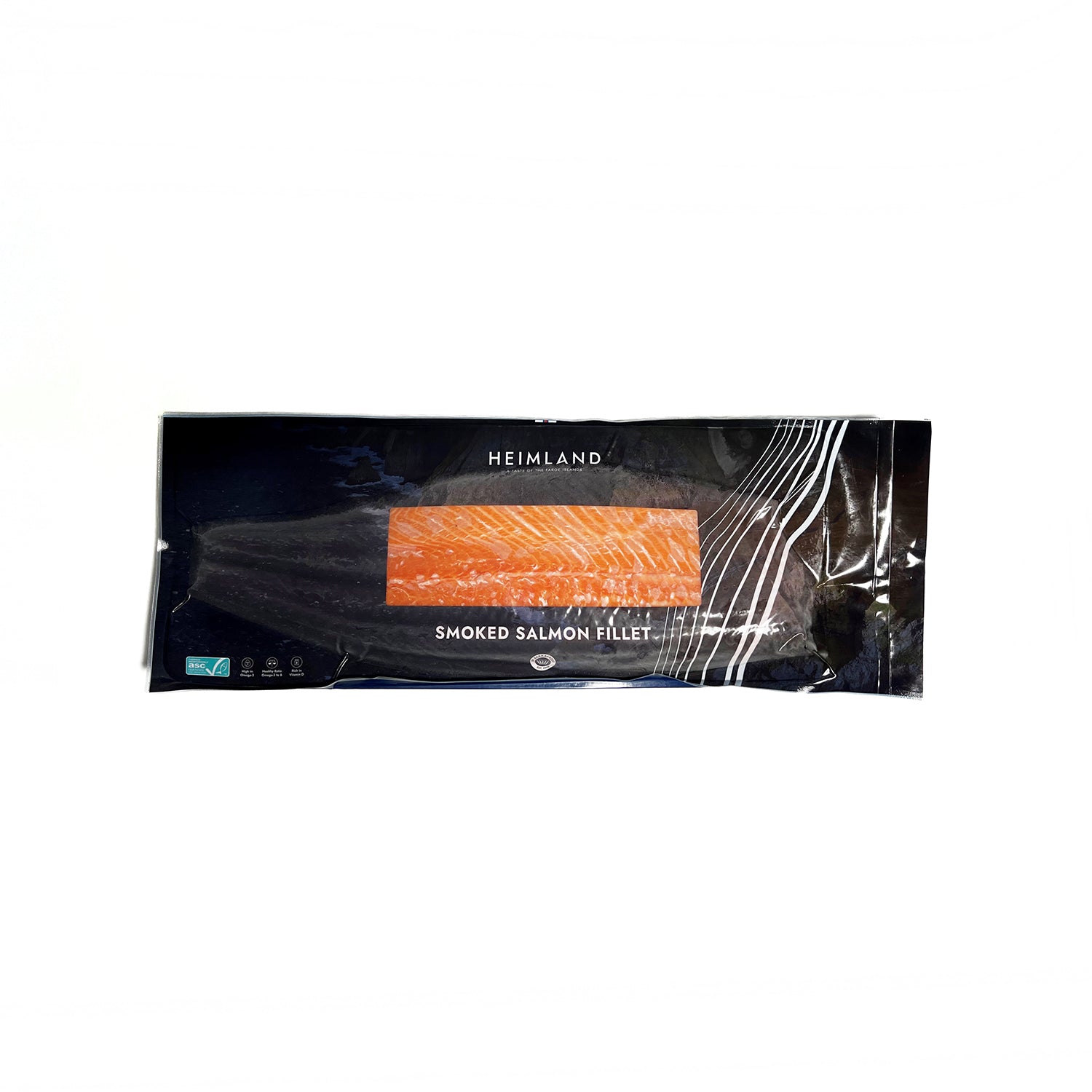 Hot smoked salmon fillet