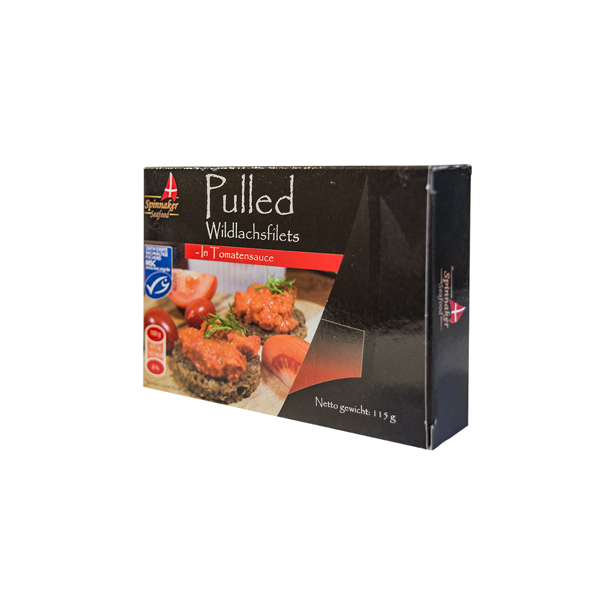 Canned pulled wild salmon (MSC)