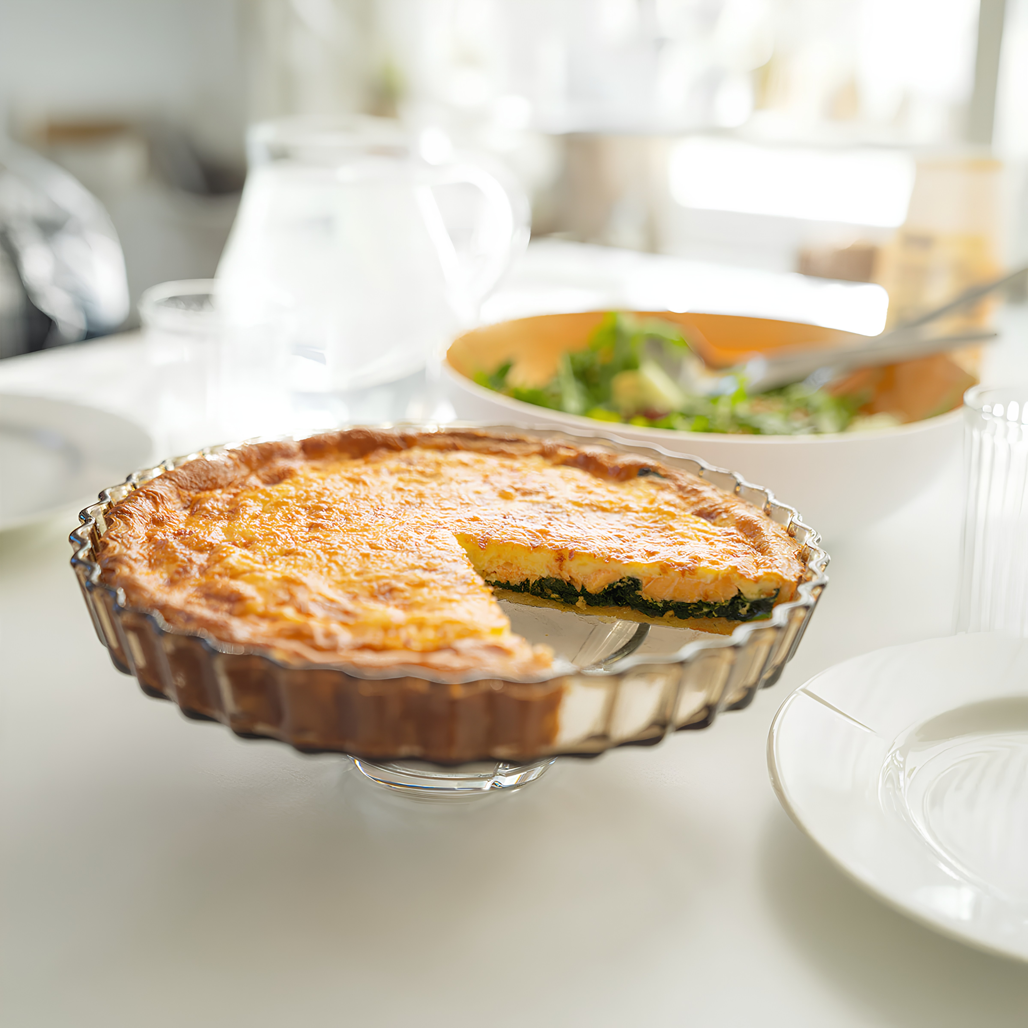 Salmon Spinach Pie